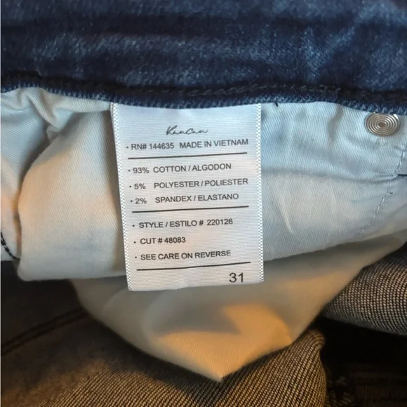 KanCan Curvy High Rise Dark Skinny Jean - Picture 8 of 12